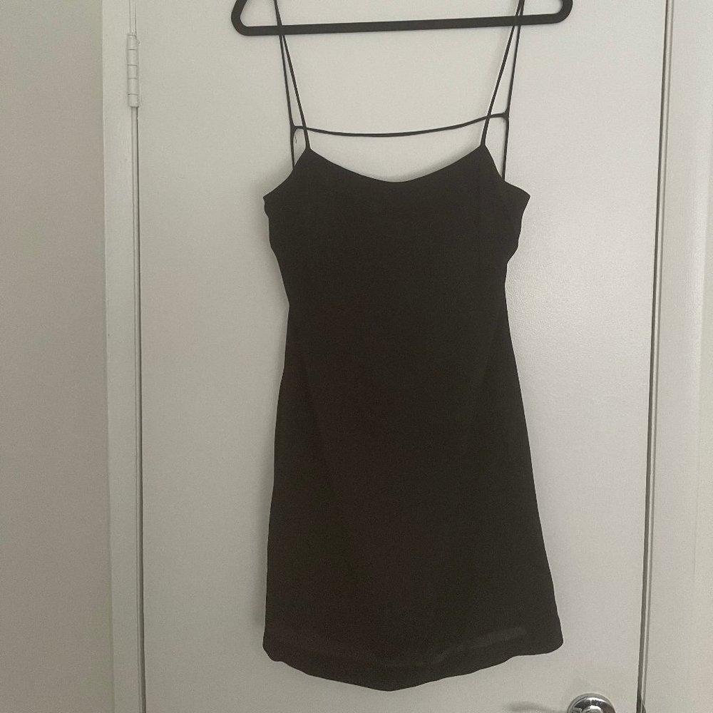 The Reformation Black Mini Dress